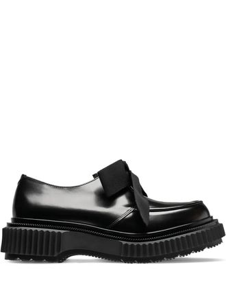 Adieu Paris Derby con suola rialzata - Nero