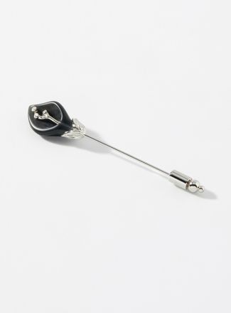Tateossian Mens Calas lily tie pin