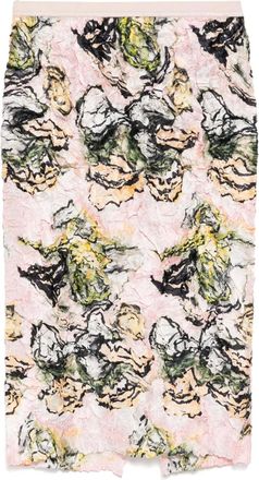 JNBY Gonna con stampa grafica - Rosa