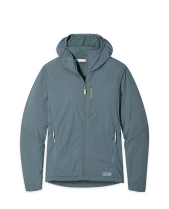 Stio | Womens Dawner Hooded Jacket, Size Extra Small in Stormy Weather