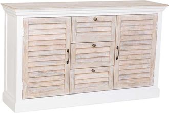 Wanderlust Deco Aparador de madera beige 152x40x91h cm