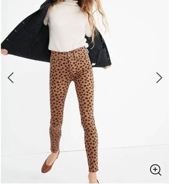 Madewell 10 High-Rise Skinny Jeans In Brown, Tan