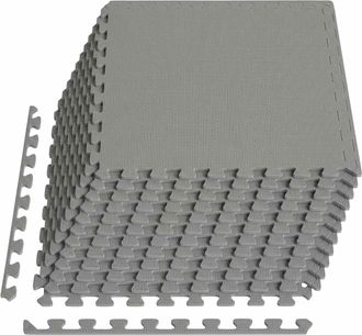 vidaXL Alfombrillas De Piso 12 Uds. Gris 4,32 M&sup2; Espuma Eva Vidaxl