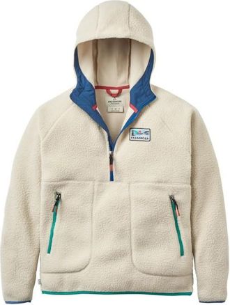 Passenger Maine 2.0 1/2 Zip Recycled Sherpa Fleece Fleecejacke für Damen | beige