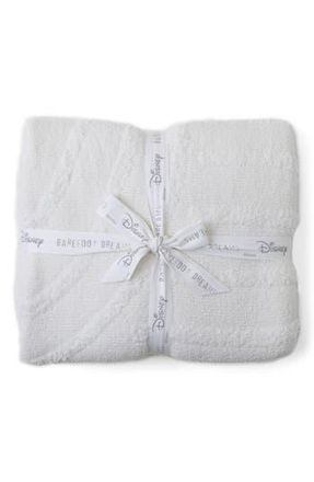 Barefoot Dreams CozyChic Disney Mickey Blanket in Cream at Nordstrom Rack