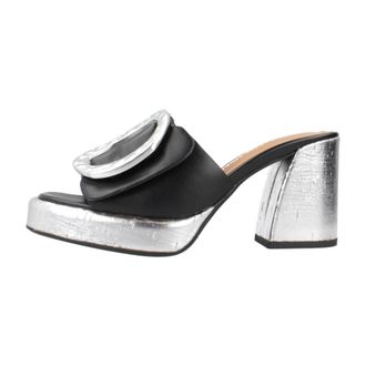 Noa Harmon Stijlvolle hakken muiltjes voor vrouwen - Dames - Muiltjes - Zwart - 39 EU - Schoenen