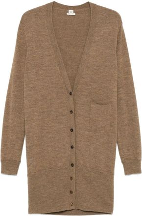 Herm&egrave;s 2010s alpaca-wool cardigan - Brown