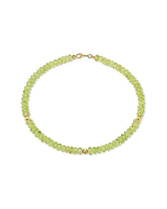 Jewelmak 14K Peridot Bracelet
