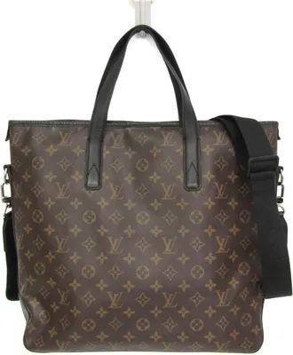 Louis Vuitton Davis Macassar Monogram Canvas Brown Canvas Handbag (Pre-Owned)