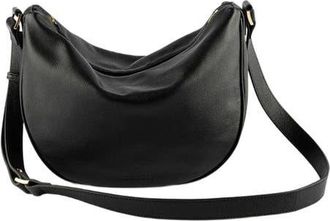 Gigi Pip Drew Genuine Leather Slouchy Bag in Black at Nordstrom
