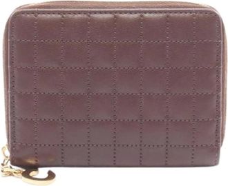 Celine Pre-owned Wallets, female, Brown, Size: ONE SIZE Pre-owned Leather Wallet