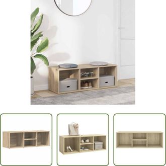 vidaXL vidaXL Armadio per scarpe - Panca Porta Scarpe Rovere Sonoma 105x35x35 cm Legno Multistrato