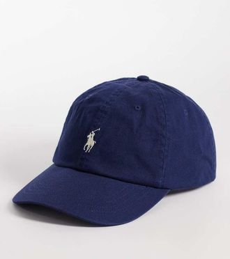 Polo Ralph Lauren Cappellino con visiera e logo blu navy newport