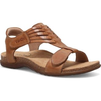 Taos Wonderful Ankle Strap Sandal in Caramel at Nordstrom, Size 11