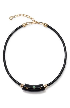 Lizzie Fortunato Cabrera Collar Necklace in Black at Nordstrom