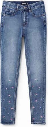 Desigual Worn Out Effect Jeans