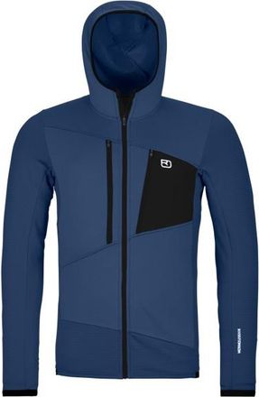 Ortovox Fleece Grid Hoody Fleecejacke f&uuml;r Herren | blau