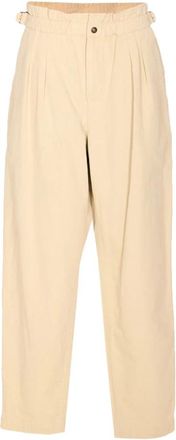 Isabel Marant Broeken, Dames, Beige, XS, Katoen, Neriah Broeken