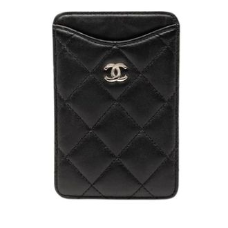 Chanel Pre-owned Wallets, female, Black, Size: ONE SIZE Pre-owned Travel Pass Case