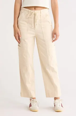 Democracy AbSolution Utility Skyrise Ankle Pants in Ecru at Nordstrom Rack, Size 10