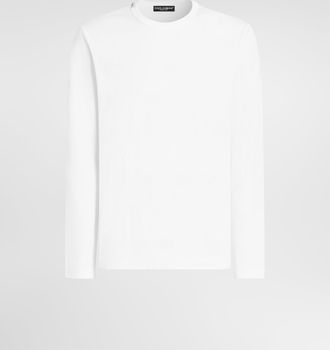 Dolce & Gabbana Jersey T-shirt - Man T-shirts And Polos White Cotton 44