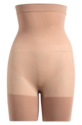SKIMS Everyday Sculpt Mid Thigh Shorts in Sienna at Nordstrom, Size Xx-Small