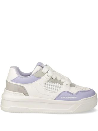 Karl Lagerfeld leather sneakers - White