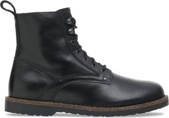 Birkenstock Bryson Leren Enkelboot - Dames - Veterlaarzen - Zwart - 43 EU - Leer - Schoenen