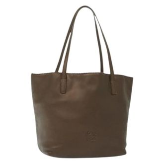 Loewe Tweedehands leren handtassen - Dames - Vintage Shopper - Bruin - ONE Size - Vintage