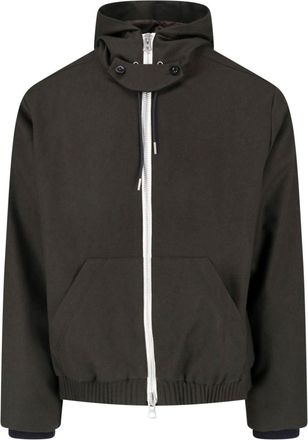 sacai Felpa Cappuccio In Lana