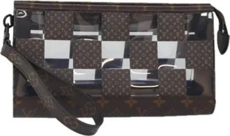 Louis Vuitton Pre-owned Canvas pouches - Dames - Vintage Tassen - Bruin - ONE Size - Vintage