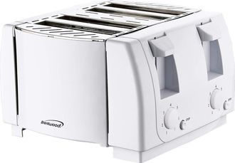 Brentwood 4-Slice Cool Touch Toaster in White at Nordstrom