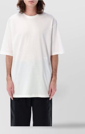 Yohji Yamamoto oversized t-shirt with short sleeves and crew neck