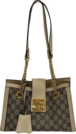 Gucci Beige Gg Supreme Tote Bag (Pre-Owned)