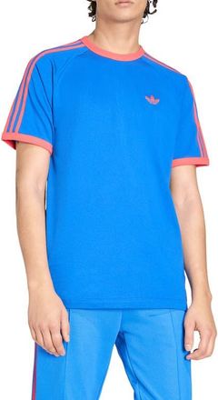 adidas 3-Stripes Cotton T-Shirt in Blue at Nordstrom, Size Xx-Large