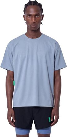 (di)vision T-shirt Boxy a Manica Corta ad Asciugatura Rapida - - Tops - Uomo - Grigio - M