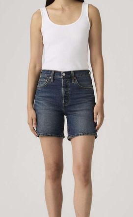 Levi's 501 - Pantaloncini corti a met&agrave; coscia blu