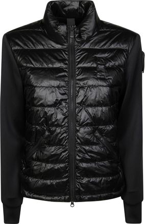 Blauer Black Biker Ny Matte Sleeve Jacket