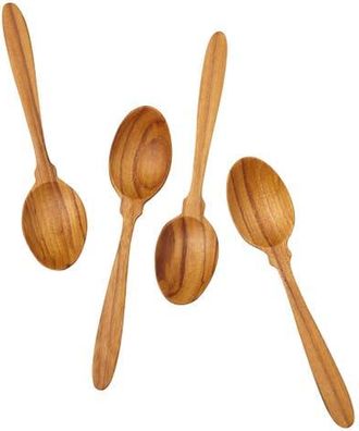 Be Home Teak Coffee Spoons - Set of 4 at Nordstrom