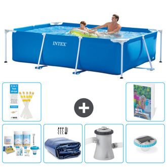 Intex Piscina Con Estructura Rectangular - 260x160x65 Cm - 7-piezas S160