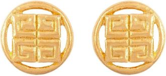 Givenchy 1980s 4G clip-on earrings - women - Gold Plated Brass - One Size