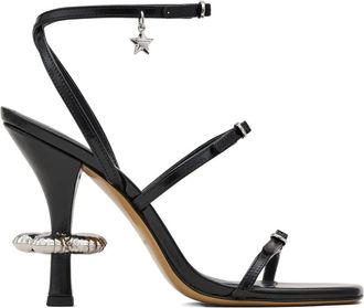 Marc Jacobs Sandali Daisy in pelle - Nero