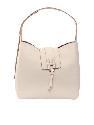 Hogan H01X Hobo Textured Calfskin Bag