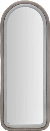 OEM Espejo De Pared Cloe Terciopelo Gris Cm 60x4x160