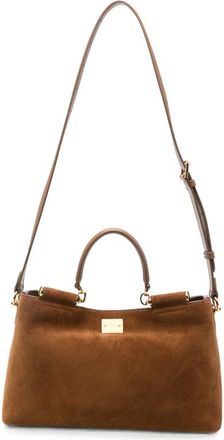 Dolce & Gabbana Sicily Suede Tote Bag