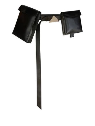 The Attico pocketed belt - women - Bos Taurus/Bos Taurus - S - Black