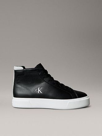 Calvin Klein Zapatillas Altas De Piel
