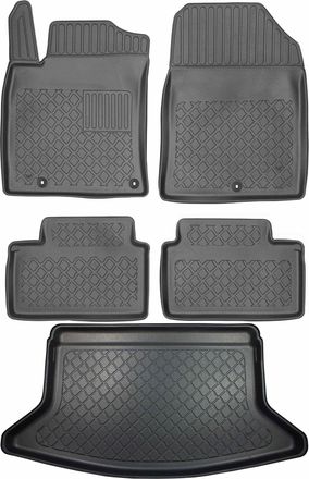 OEM Juego De Alfombrillas Para Coche Y Maletero Para Hyundai I30 Iii Hatchback De Febrero De 2017