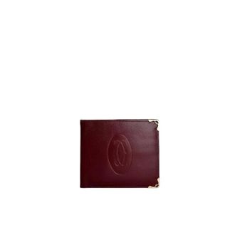 Cartier Pre-owned Wallets, female, Red, Size: ONE SIZE Pre-owned Must de Bifold Card Holder