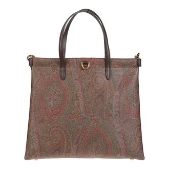Etro Etro, Tote Bags, female, Brown, Size: ONE SIZE Large Essential Arnica Shopping Bag